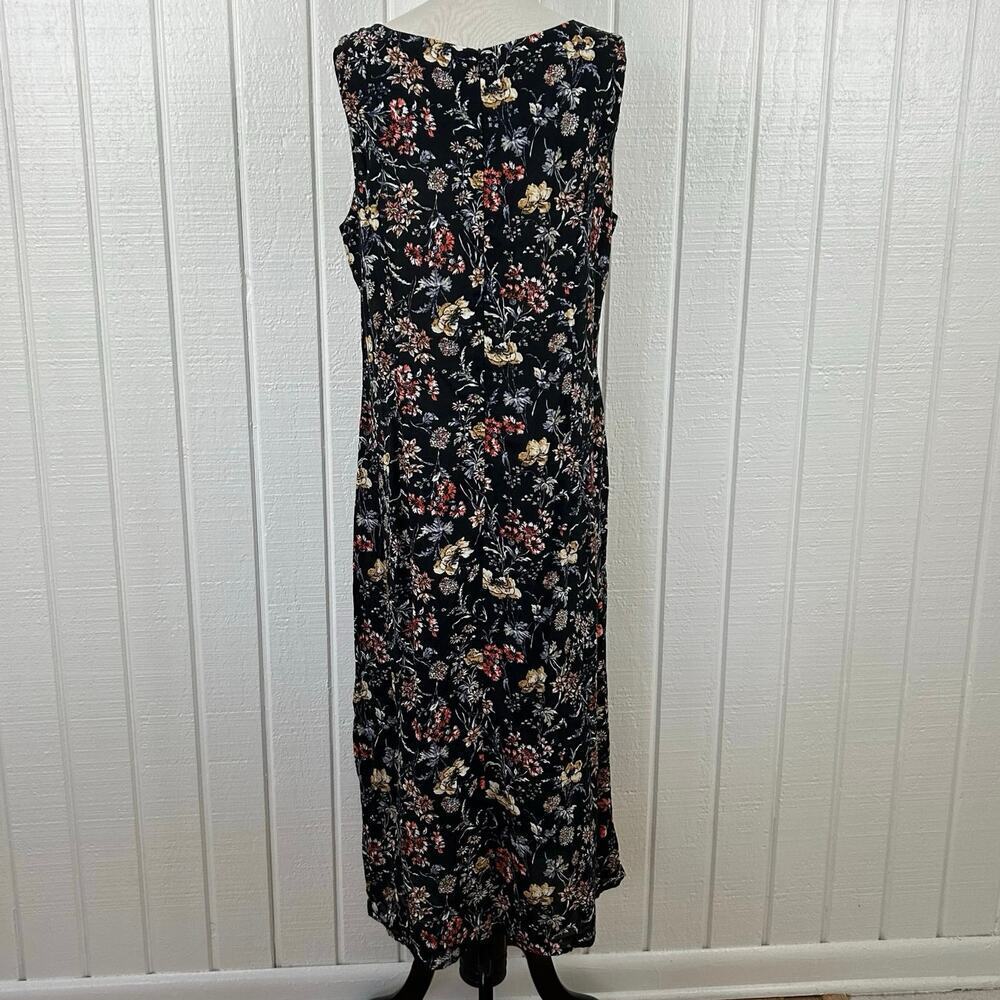 Laura Ashley Vintage Floral Maxi Dress Cottagecore Prairie Women Size 12 - Picture 5 of 5